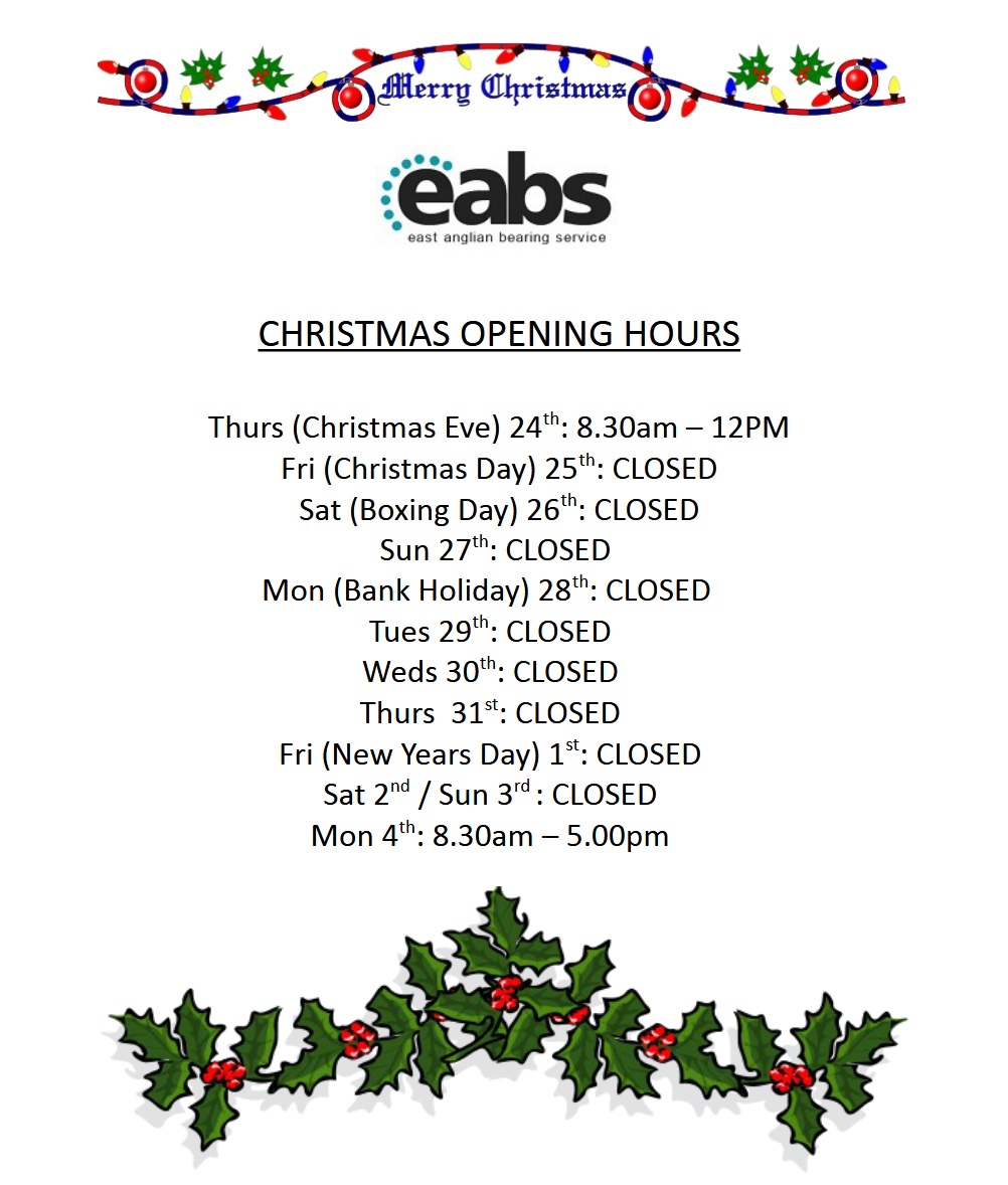 Christmas 2020 Opening hours