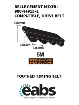 BELLE CEMENT MIXER 900-99915-2 TOOTHED DRIVE BELT