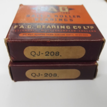 QJ208 FAG - Split Inner Race - Four Point Contact Bearing - in original box